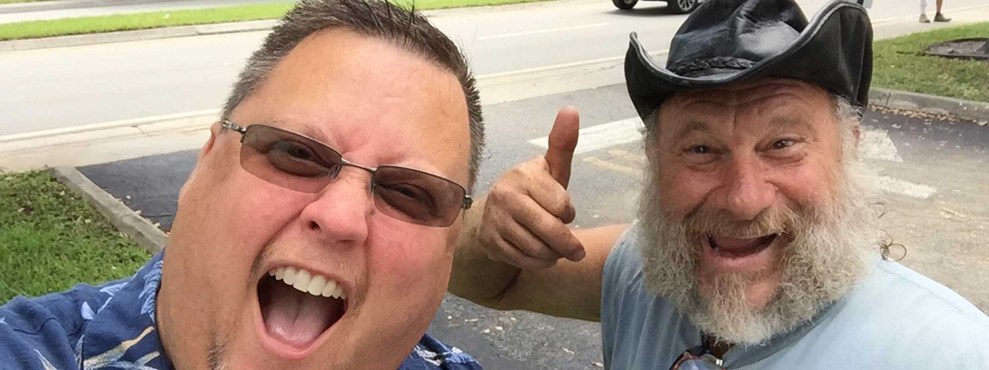Bruce Harrison and Bob